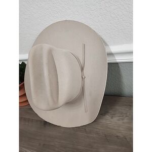 Vtg Stetson Ranch Tan Cowboy Hat Size 6 7/8 4" Brim XXX "Marlboro Man" Restore